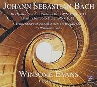 Evans Winsome - J S Bach: Six Suites For Solo Cello Transcribed For Harpsichord