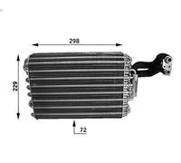 Evaporador, aire acondicionado MAHLE AE 31 000S para CLASE E (W124) 2 1993-1995