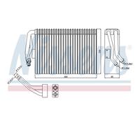 Evaporador del aire acondicionado R 134 a 92295 NISSENS para SAAB 900 II 9-3