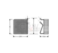 Evaporador Aire Acondicionado Para Volvo V70 I 2.4 2.5 TDI 850 Kombi
