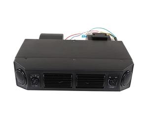 Evaporador de Aire Acondicionado, 3 Velocidades 12V/24V Universal Bajo el Salpicadero AC Aire Acondicionado Evaporador Kit con salidas de ventilación para RV Autocaravanas Camiones (12V)
