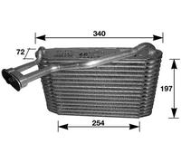Evaporador de aire acondicionado MAHLE AE 34 000S para OE 8D1 820 103 A
