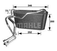 MAHLE Aftermarket Evaporador, aire acondicionado para AUDI: RS2, Coupé, Cabriolet, 80 (Ref: AE 33 000S)