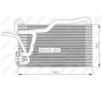 NRF 36036 Evaporador, aire acondicionado