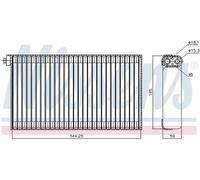 Evaporador del aire acondicionado R 134 a 92310 NISSENS