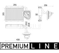Evaporador del aire acondicionado R 134 a AE 159 000P MAHLE para BMW 7 5
