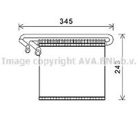 Evaporador, aire acondicionado AVA COOLING FDV491