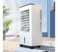 Evaporative Air Cooler with Large Water Tank Cooling Fan with 12H Timer 90° Oscillation 4 Ice Boxes 2 Modes 3 Speeds Portable Air Conditioner for Bedoom Home Office Cooling AC Unit