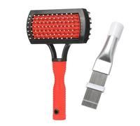 Evaporator Coil Brush - AC Cleaning Repair Kit Mini Split Systems Household Fin Comb | 16x8.7cm ABS Stainless Steel 14x2.5cm | Home Room Vent Car Radiator Fridge Maintenance Service Tool Set