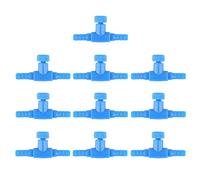 Evarbuild - Bomba de válvulas de regulación de plástico para acuario, depósito de peces de 2 vías, color