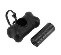 Evarbuild Os- Animal de Compañía Desechos y Recogida Dispensador + 15 con un gancho para llevar (Negro)