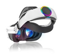 EVARY Elite Strap Compatible con Meta/Quast 3/3S, Accesorio de VR con Batería de 10000mAh para una Duración de Juego de 3-5 Horas, Banda para la Cabeza Ajustable de Carga Rápida.