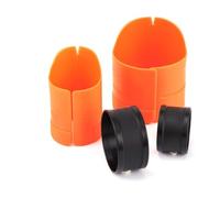 EvaSylian PVA Bag System Loader, Antideslizante, Carp Fishing PVA Bag System, for Coarse Hair Rig Tackle Tool, Naranja, 1 Set