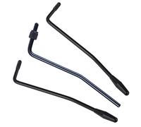 Evaty Paquete de 3 barras Whammy de 5 mm con rosca de 6 mm, brazo de trémolo Floyd Rose para guitarra eléctrica estándar de Estados Unidos/México Fender Stratatocaster Squier (negro)