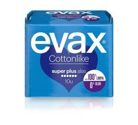 Evax compresas Cottonlike Superplus con alas 10uds