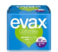EVAX COTTONLIKE Normal Sin Alas | Precio, Comprar n/a 20 Unidades