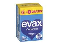 Evax Cottonlike Super Plus Wings Pads 30 Units