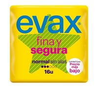 EVAX Fina y Segura Normal Compresas 16 Unidades