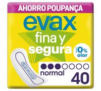 Evax Fina Y Segura Normal Compresas Superabsobentes, Neutralizan Olor 40u