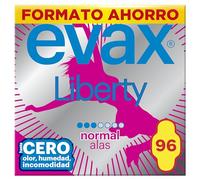 Evax Liberty Normal Compresas Con Alas, 96 unidades, No Notarás Que Las Llevas