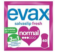 Evax Salvaslip Normal en Bolsitas Con Aroma, 400 unidades, Sistema No Olor, Frescura Y Protección