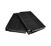 EVAYP / 2x Filtro de carbón activado / EFF70 50290660005 481281728947 902979355-2 112.0016.757 9029793552 / Apto para campanas de cocina AEG Brandt Zanker Zanussi Roblin