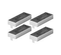 EVAYP / 4 filtros de carbón activo/17004796 HEZ9VRUD0 HZ9VRCR0 17004806 Z821VR0 CA282111 17004811 / Apto para campanas de cocina Bosch Siemens Neff