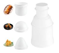 EVBOTGEE Arancini Maker - Juego de moldes para bolas de arroz 3 en 1 para hacer bolas de arroz redondas y forma cilíndrica Onigiri Maker Multiusos para albóndigas de sushi Arancini y bolas de arroz