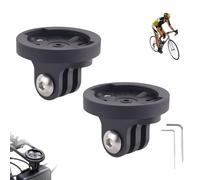 EVBOTGEE Soporte y adaptador universal compatible para bicicleta adaptador universal para cámara y luz de bicicleta, distancia entre orificios de 20 - 22 mm