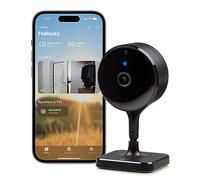 Eve Cam, cámara inteligente para interior, resolución 1080p, Wi-Fi, privacidad total, HomeKit Secure Video, notificaciones en iPhone, micrófono y altavoz, visión nocturna, instalación flexible