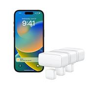Eve Door & Window (Matter) pack de 3 - sensor inteligente, seguridad para tu hogar, compatible con Apple Home, Alexa, Google Home, SmartThings, requiere un router de borde Thread