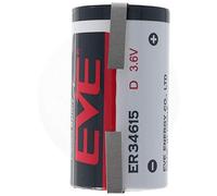 Eve ER34615 D S Número de fabricante: ER34615DSEVE 3,6 V 19000 mAh con soldaduras en forma de U