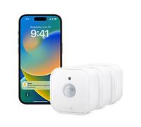 Eve Motion (Matter) Pack de 3 - Sensor de Movimiento y luz, para Interiores y Exteriores, Compatible con Apple Home, Alexa, Google Home, SmartThings, Requiere un Router de Borde Thread