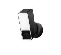 Eve Outdoor Cam - cámara segura con foco, máxima seguridad y privacidad (HomeKit Secure Video), 1080p, visión nocturna, Wi-Fi (2,4 GHz), sensor de movimiento, comunicación bidireccional