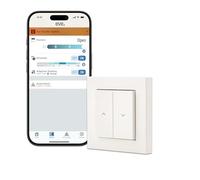 Eve Shutter Switch (Matter) - Controlador inteligente de persiana, para Alexa/Apple Home/Google/SmartThings/Home Assistant; requiere router de borde Thread y cable neutral