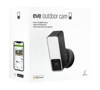 Eve Systems Outdoor Cam Cámara Exterior Seguridad Wifi 1080p Visión Nocturna IP55 Montaje Pared Blanco Negro Inalámbrica Alámbrica