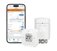 EVE Thermo - Kit Confort para 1 radiador, incluye 1 unidad de control EVE Thermo, compatible con Apple Home, requiere Apple TV 4K (2.ª generación/3.ª generación 128 GB), HomePod (2.ª generación) o Hom