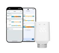 Eve Thermo (Matter, 5ª gen): Válvula termostática Inteligente para radiador, Nuevo diseño, Control automático de Temperatura, Apple Home, Amazon Alexa, Samsung SmartThings, req. Router de Borde Thread