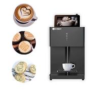 EVEBOT FT4/FC/Pro/FM1 Coffee Printer Automatic 3d Latte Machine DIY Printing Photo printer On Food like Cake Bread Coffee cocktails, beer, beverages and food surfaces (EB-FC-Black-4Brown ink)