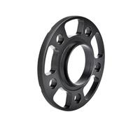 EVEKHAHHRB Espaciadores Centrados Buje 2 Piezas De Aleación De Aluminio Negro 5x112 CB 66,6mm Espaciadores Rueda Adaptadores Cubo De Llantas Espaciadores Rueda(Black 15mm 2PCS)