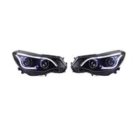 EVEKHAHHRB Faro Principale 1 Par Para Subaru Para XV 2012-2017 Conjunto Faros Coche Con Lentes Proyector LED DRL Faro Delanteros Delantero Faros Principales