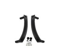 EVEKHAHHRB Manilla Interior para Beetle 1998-2010 ABS 1/2 Uds. Tirador De Puerta Interior De Coche Izquierdo O Derecho Cubierta Protectora Embellecedora Manija Puerta Interior(Black 2PCS)