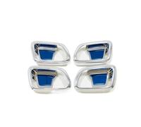 EVEKHAHHRB Manilla Interior para Grand para Cherokee para WK2 2011-2020 ABS Plástico Cromado Manija De Puerta Interior Coche Moldura Cubierta De Marco De Cuenco Manija Puerta Interior(Silver)