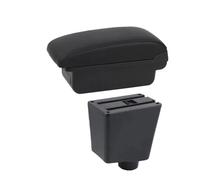 EVEKHAHHRB para Seat para Ibiza III 6j 6L 2001-2003 2004 2005 2006 2007 2008 Caja Almacenamiento Reposabrazos Coche Accesorios Actualización Dedicados Reposabrazos Central(A 1 Black Line No USB)