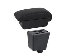 EVEKHAHHRB para Seat para Ibiza III 6j 6L 2001-2003 2004 2005 2006 2007 2008 Caja Almacenamiento Reposabrazos Coche Accesorios Actualización Dedicados Reposabrazos Central(B1 Black Line 3USB)