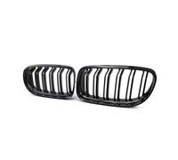 EVEKHAHHRB Parrilla Delantera 1 Par para E90 E91 para LCI 325i 328i 335i 2009 2010 2011 Rejilla Frontal Riñón Auto Racing Brillo Negro Mate Rejilla Ventilación(Gloss Black)