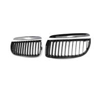 EVEKHAHHRB Parrilla Delantera para 3 Series E90 E91 323I 328I 335I 330I 325I 2005-2008 Parrilla Delantera Coche Racing Grill Single Gloss Black Rejilla Ventilación(Gloss Black)