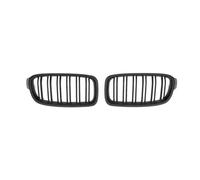 EVEKHAHHRB Parrilla Delantera para F30 F31 F35 320i 325i 328i 2012-2018 Rejilla Doble Listón ABS Rejilla Delantera Riñón Coche Rejilla Ventilación(Double Matte Black)