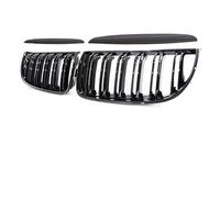 EVEKHAHHRB Parrilla Delantera para Serie 3 E90 E91 para Pre-Facelift 2005-2008 320i 330 Parrilla Frontal Riñón Fibra Carbono Cromo Brillo Rejilla Negra Mate Rejilla Ventilación(Gloss Black)