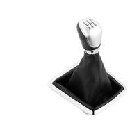 EVEKHAHHRB Pomo Cambios 1 Uds. para Focus 2 MK2 FL para C-MAX 2006-2011 Palanca De Cambio De Marchas Manual De 5/6 Velocidades Pomo Coche(Silver 5 Speed)